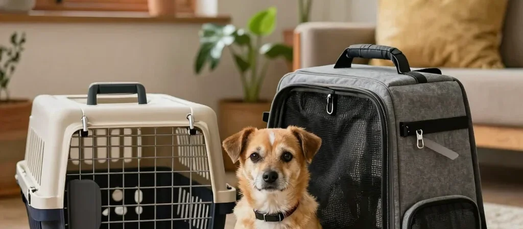 Transportín o mochila: qué cambia para tu mascota